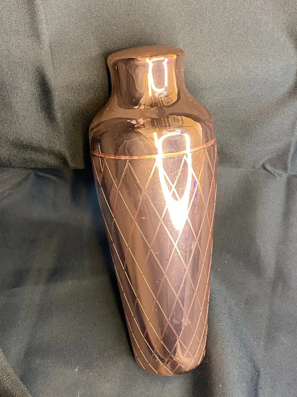 VonShef Rose-Copper Etched Parisian Cocktail Shaker